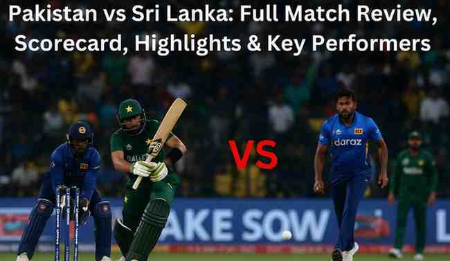 Pakistan vs Sri Lanka